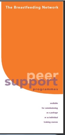 Peer Support Programmes Leaflet front page