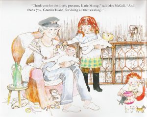 Image of breastfeeding in Katie Morag