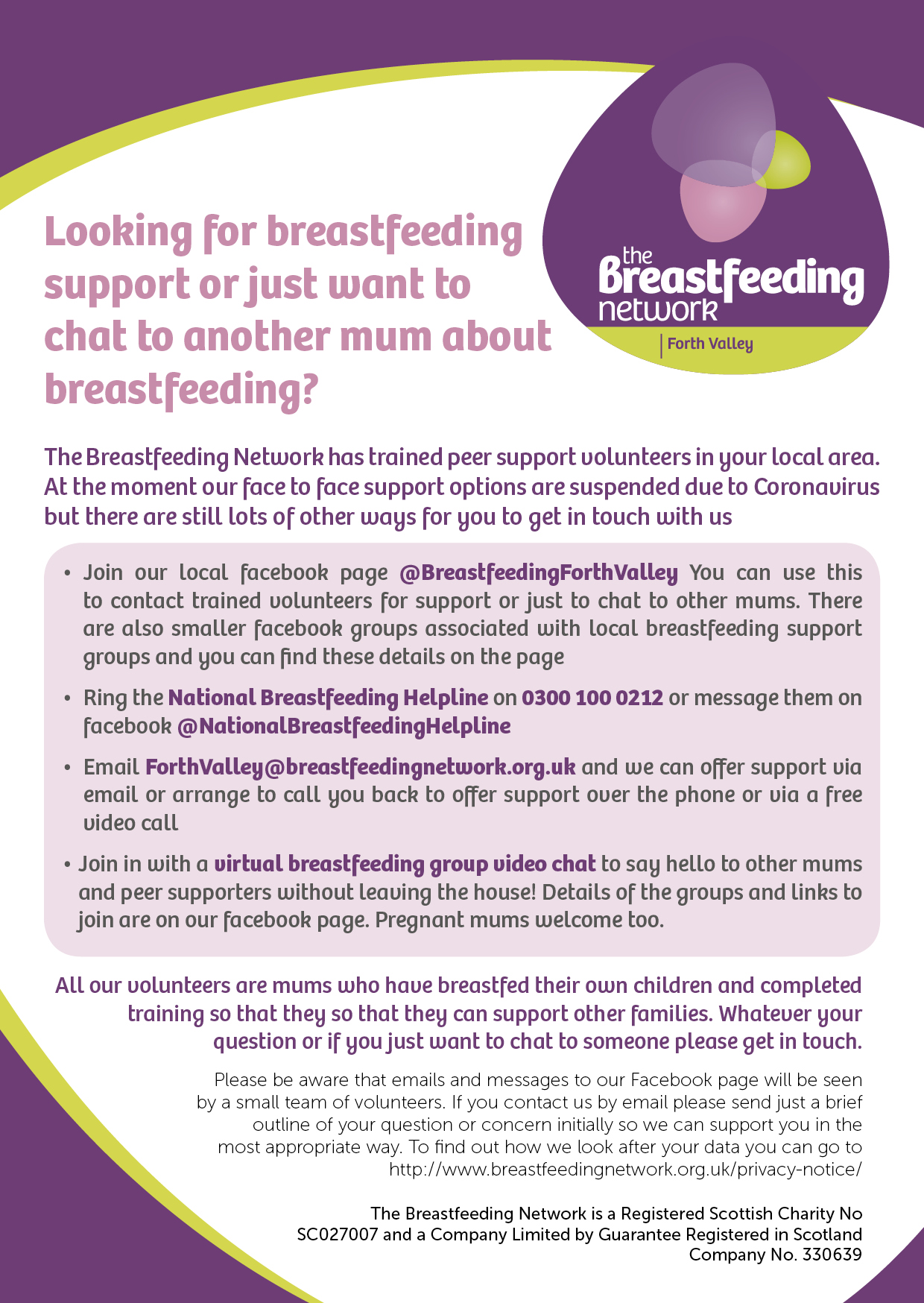 Forth Valley The Breastfeeding Network