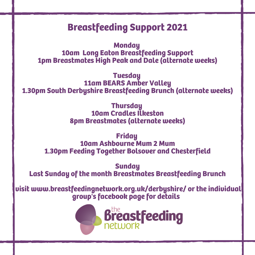 What's happening in Derbyshire The Breastfeeding Network