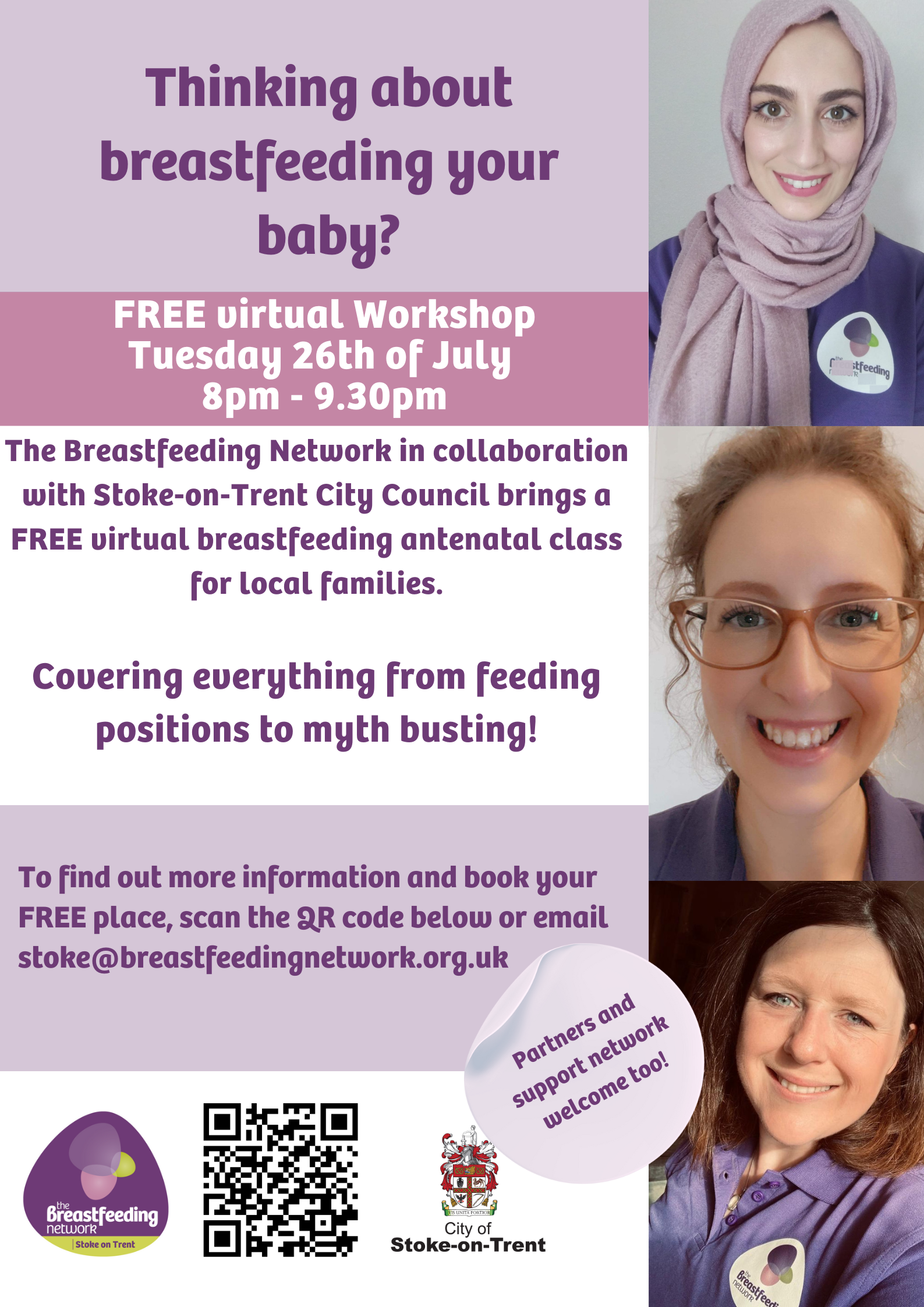 Stoke 359 Antenatal Poster July 22' The Breastfeeding Network