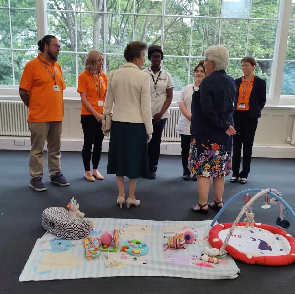 HRH The Princess Royal Visits BfN Derbyshire The Breastfeeding Network