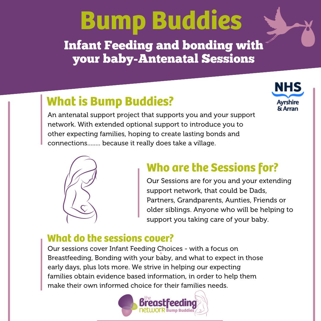 Bump Buddies Ayrshire Antenatal Support The Breastfeeding Network