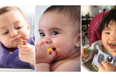 Babies eating